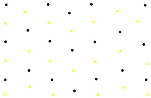 Geboortekaartje met stippen en goudfolie en kalkwikkel - Lola fee