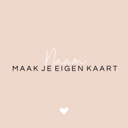 Vierluik geboortekaartje zelf maken 9x9