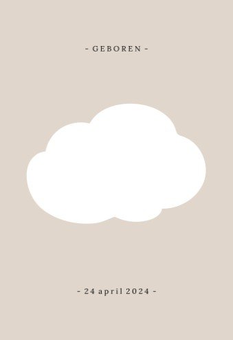 Achterkaartje met wolk, maan en sterren - Stefan (2 van 2)