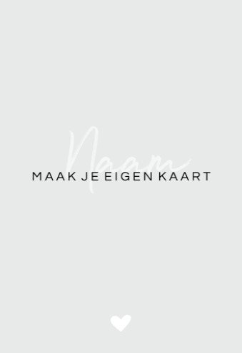 Kaart zelf maken op 10x15 enkel