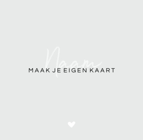 Kaartje zelf ontwerpen op 13x13 enkel