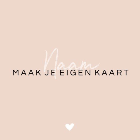 Maak je eigen drieluik geboortekaartje 13x13