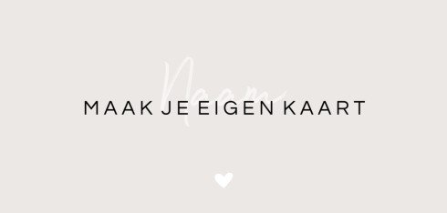 Kaartje zelf maken op 21x10 dubbel