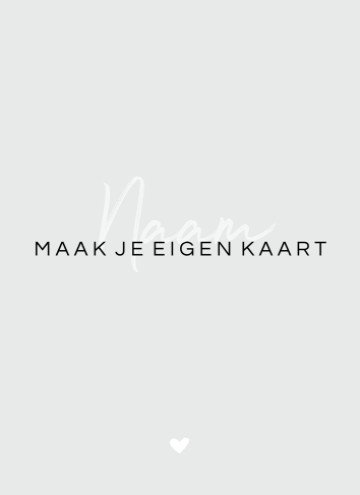 Maak een eigen kaartje op A5 formaat 15x21 enkel