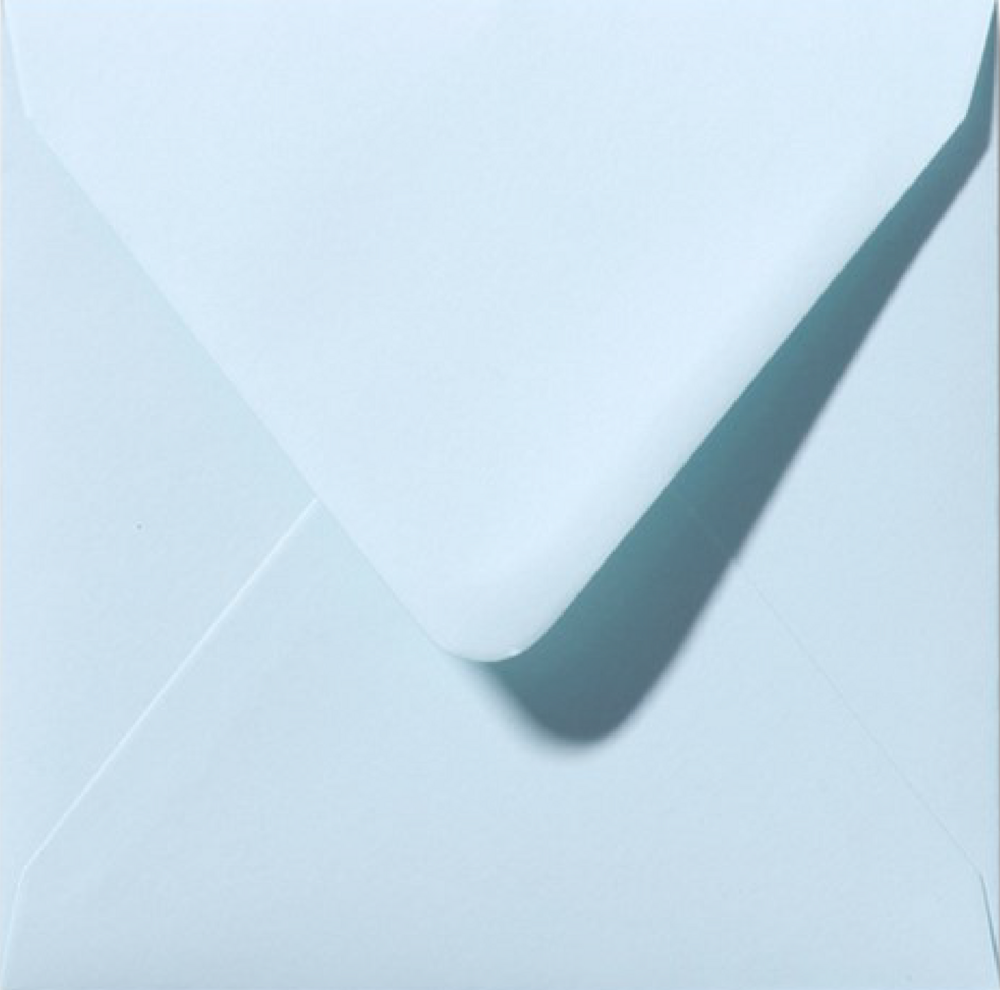Envelop 14x14  Zachtblauw