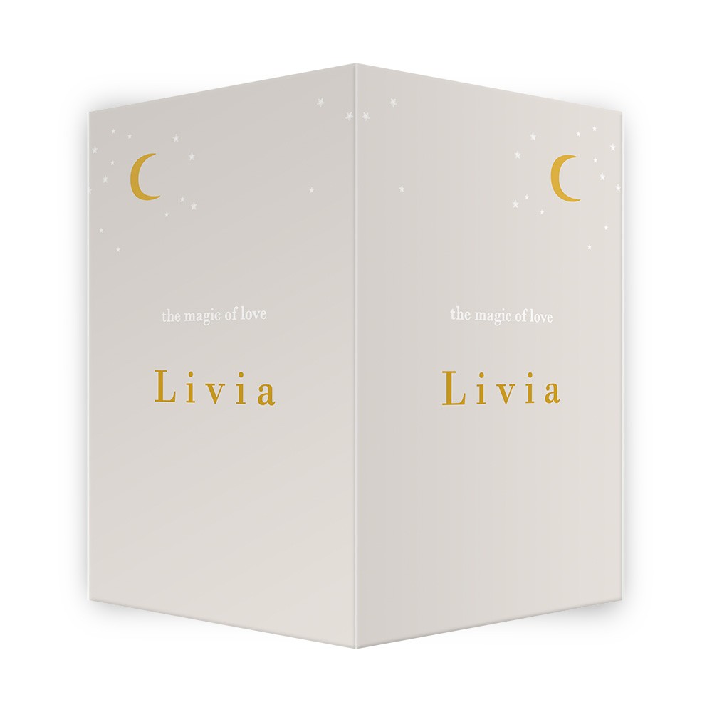 Geboortebord sterren en maan - Livia