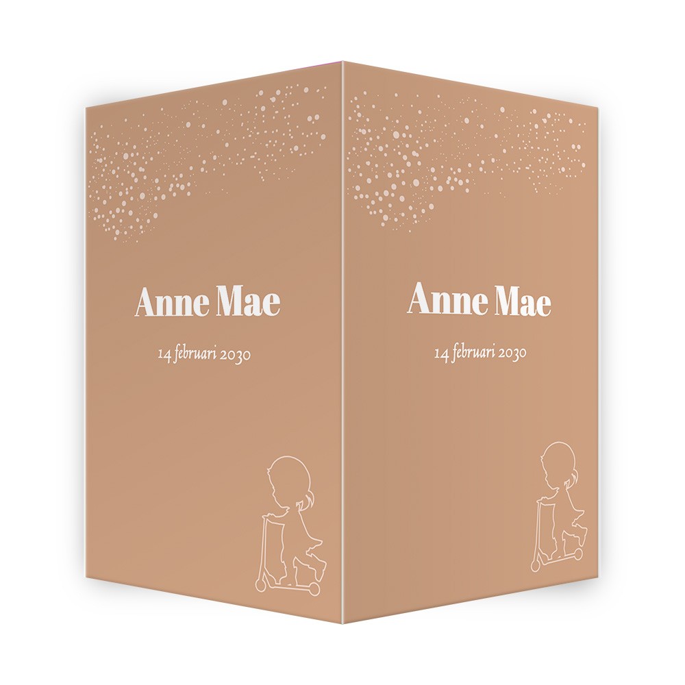 Geboortebord Anne Mae Meisje spelen