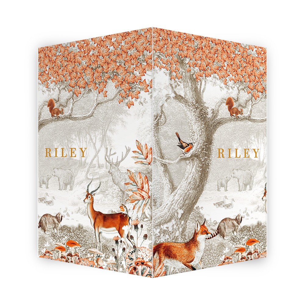Geboortebord bosdieren - Riley