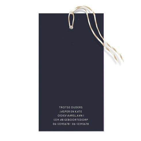 Geboortekaartje stapelkaart Jamie - MC