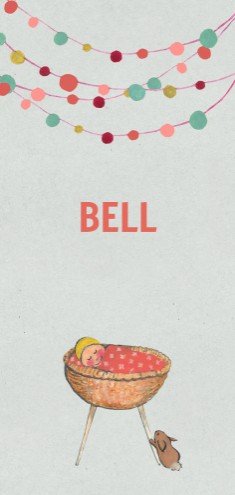 Geboortekaartje Bell - EB