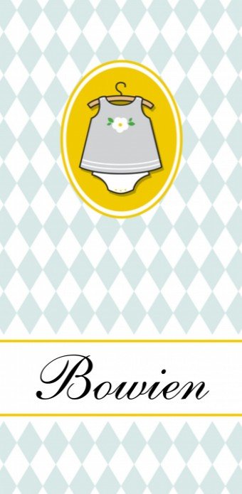 Geboortekaartje Bowien -  GB