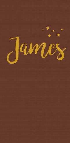 Geboortekaartje James