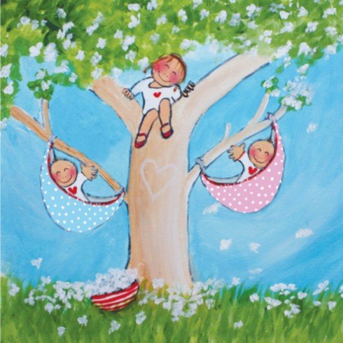 Geboortekaartje Lars en Maartje - EB