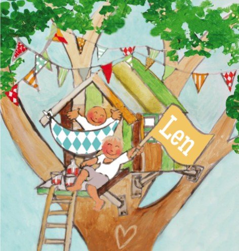 Geboortekaartje Len - EB