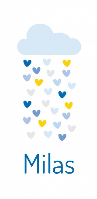 Geboortekaartje Milas - GB