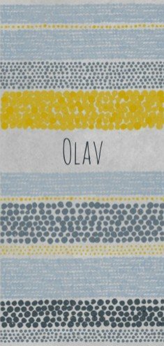 Geboortekaartje Olav - Dits and Dots