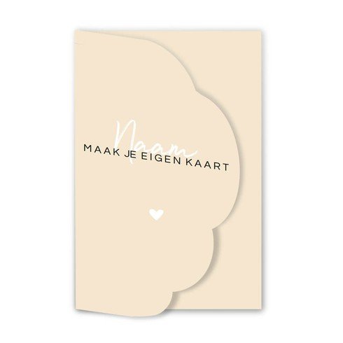 Zelf maken staande pocketfold inclusief foto 10x15 cm