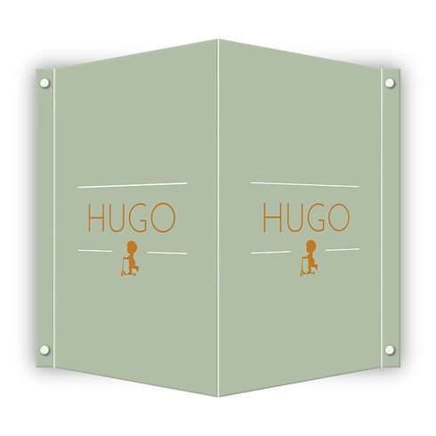 Geboortebord klassiek - Hugo