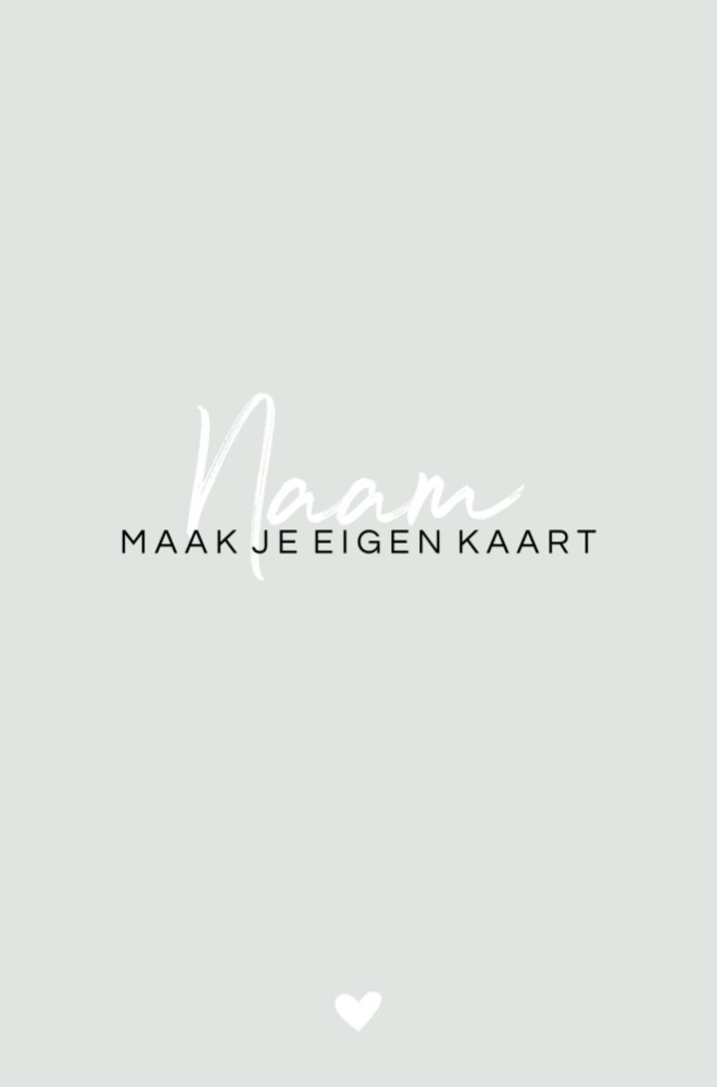 Kaart maken op 11,4x17,1 enkel