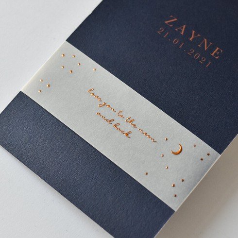 Kalkwikkel koperfolie To the moon