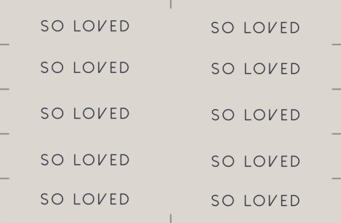 Kniplabel 20x75 mm - MC