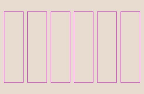 Labeltjes langwerpig 6 stuks - rechthoekig