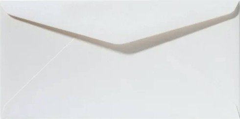 Envelop Metallic creme 11x22