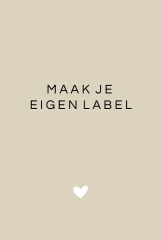 Los labeltje om zelf te maken op 4,5x6,5 enkel