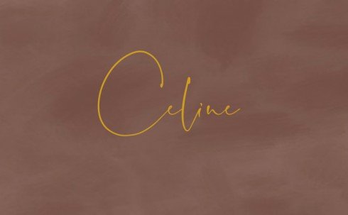 Meisjeskaartje velvet look - Celine