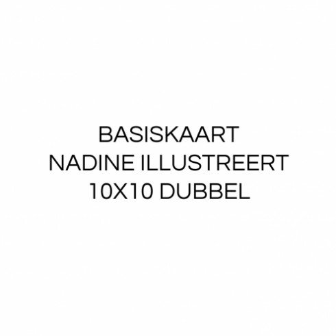 Nadine illustraties - 10x10 dubbel