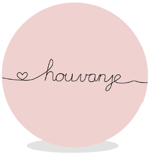 Sluitsticker DIY - hou van je - roze