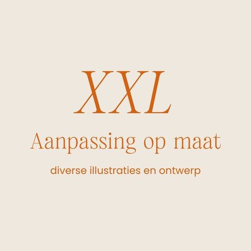 Aanpassing op maat XXL | diverse grote illustraties en ontwerp