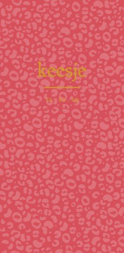 Geboortekaartje panterprint Keesje