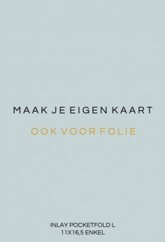 Pocketfold basis inlay Large