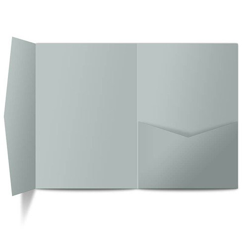 Pocketfold bij trouwkaart Simpel en Strak