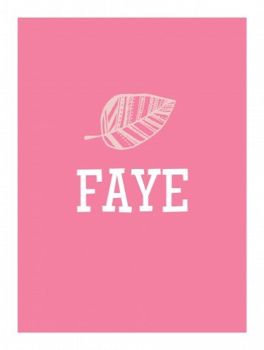 Poster Special DIY - Faye - 30x40