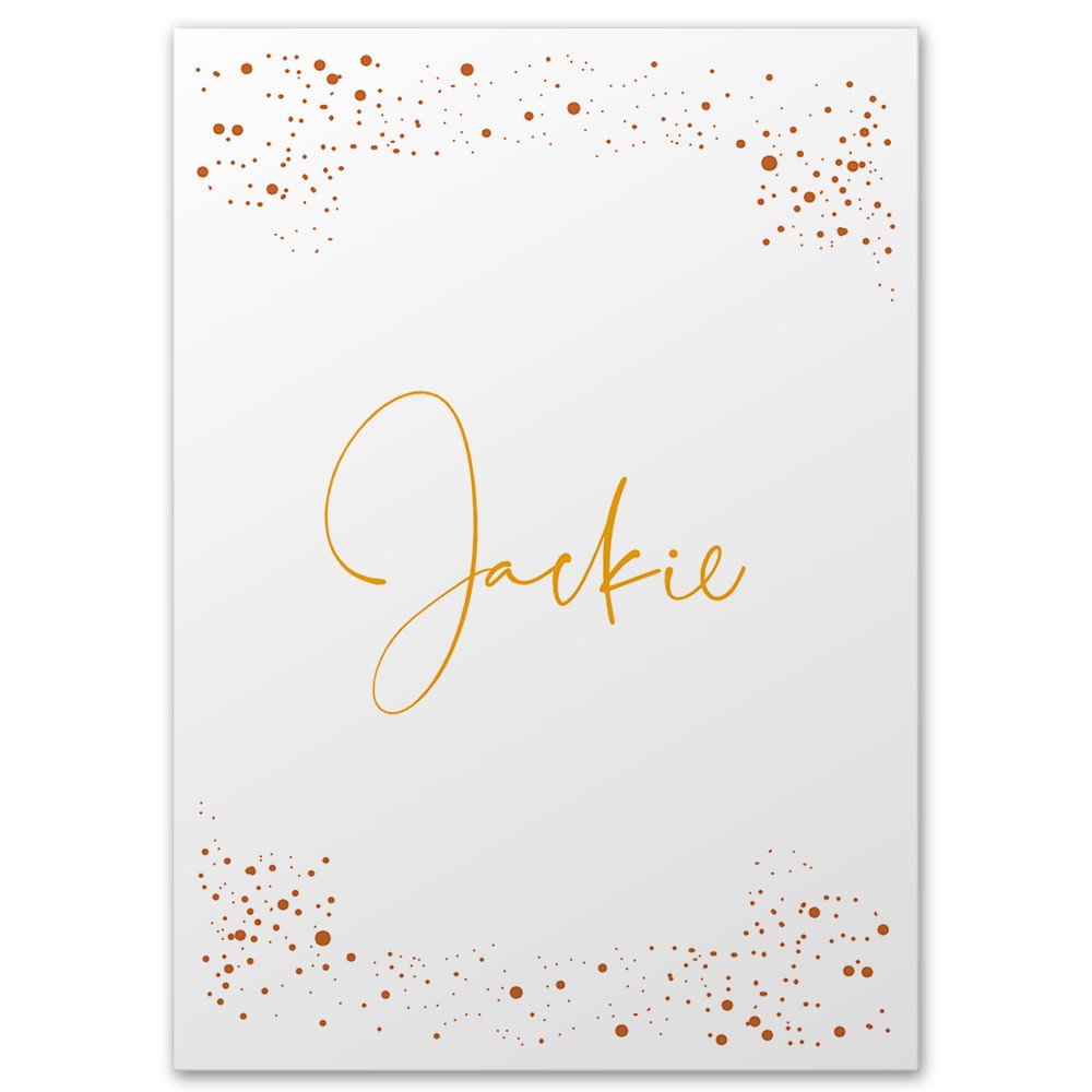 Raamsticker - Jackie 50 x 70