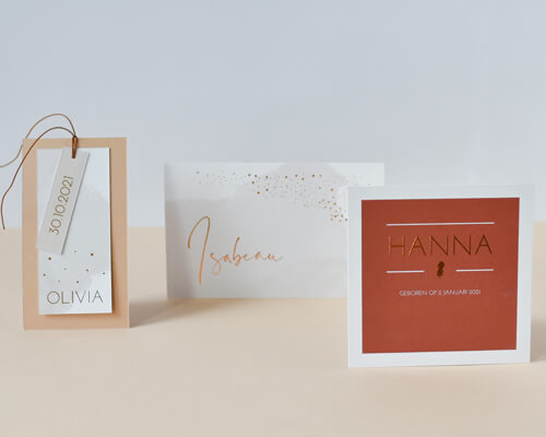 Kies de leukste layouts voor jouw geboortekaartje