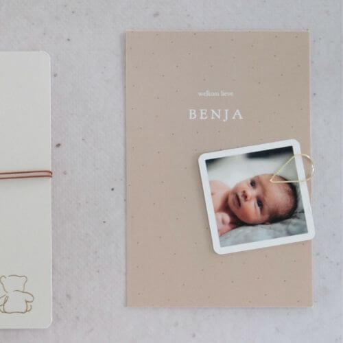 Benja stipjes met labeltje