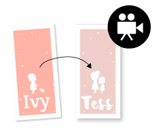 Filmpje: maak je geboortekaartje