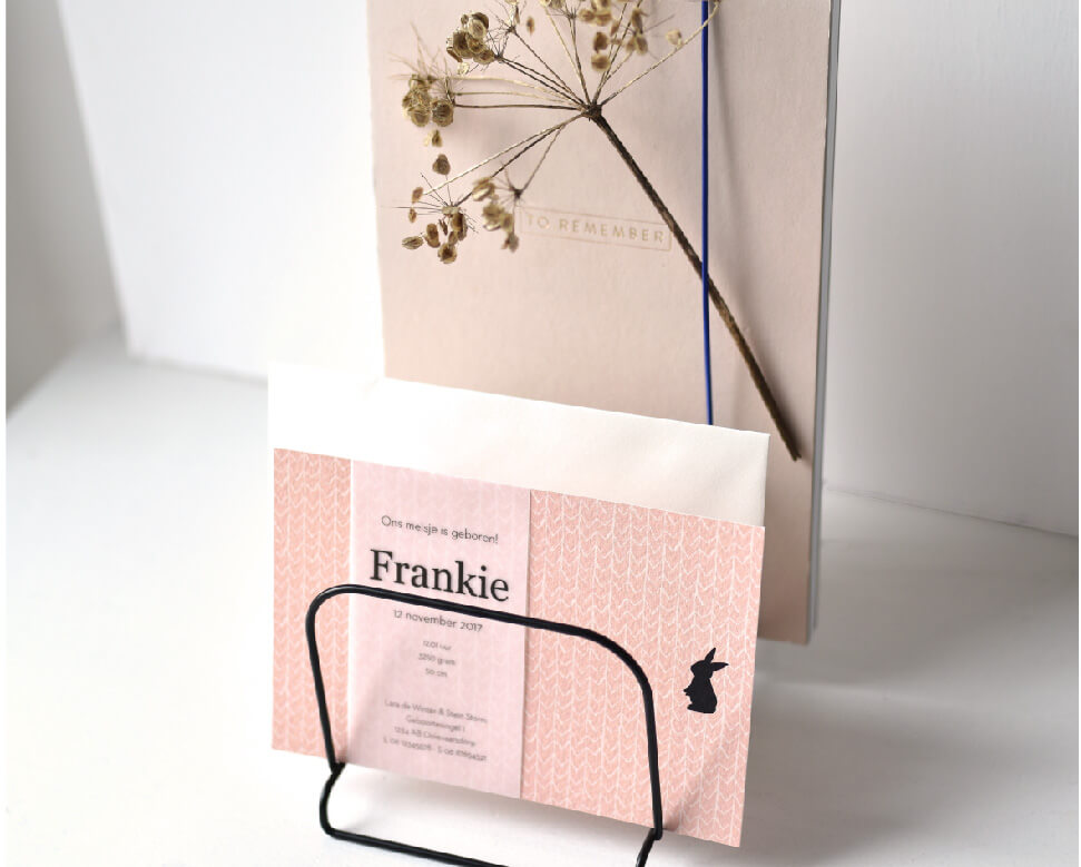 Geboortekaartjes trends 2018