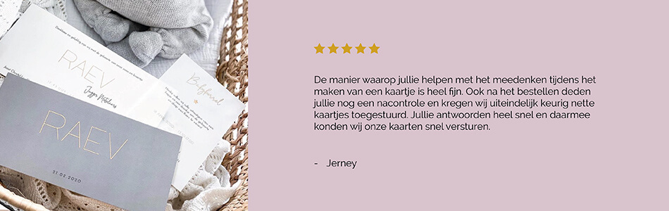 testimonial 5 sterren service lila