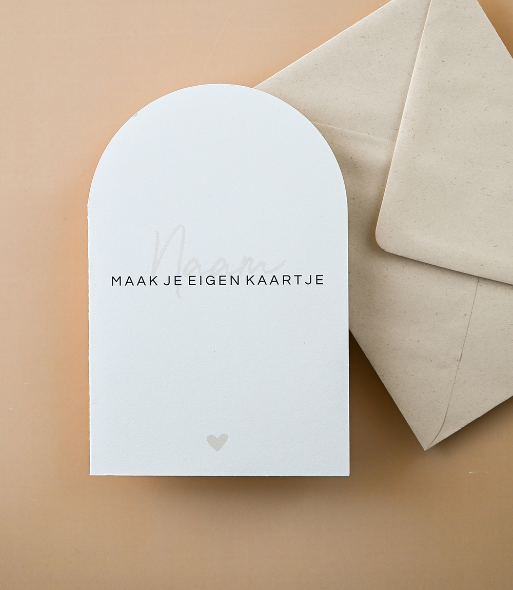 Kaartje zelf maken